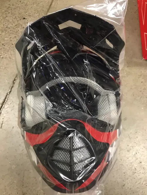 AFX BLACK RED ATV DIRT BIKE MX MOTOCROSS OFF ROAD HELMET YOUTH MEDIUM M MED