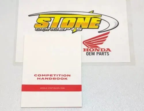 OEM 24 2024 HONDA CRF150R CRF150RB COMPETITION HANDBOOK BOOK CRF 150R 150RB