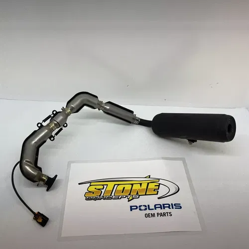 New 2022-2024 Polaris RZR 200 EFI Full Exhaust  Muffler Pipe O2 Sensor Silencer