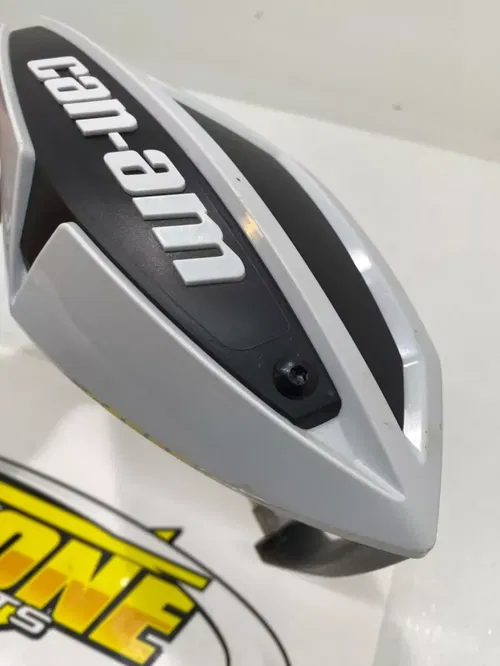 Can-Am ATV White Hand Guard Wind Deflector Kit w/ Mount Outlander Renegade XXC