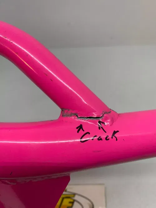 CR1 CECCO RACING YAMAHA 08-13 2008-2013 RAPTOR 125 250 FRONT BUMPER GUARD PINK