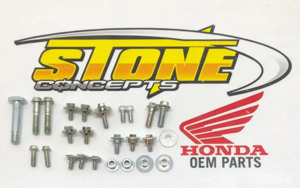 OEM 2025 HONDA CRF450R MISC FENDER PLASTIC SET KIT BOLT WASHERS LOT CRF 450R WE