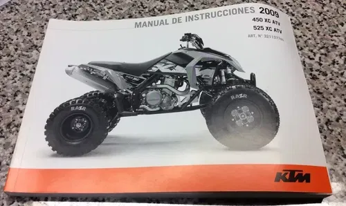 KTM Nuevo Espanol Manual de Instrucciones 2009 450 XC ATV 525 XC ATV Spanish