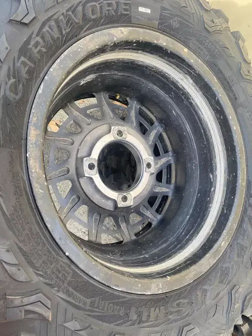 E - CAN AM X3 MAVERICK 1000 15" SQUAD A12 BEADLOCK WHEELS 4/137 29" MAXXIS TIRES