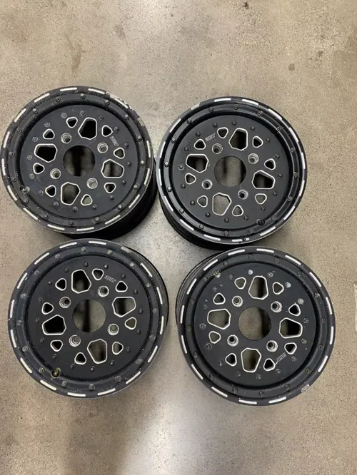 Can-Am X3 MAVERICK 1000 DWT SECTOR 14" 14X7 BEADLOCK WHEELS COMMANDER DEFENDER