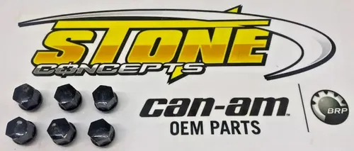 Can-Am Maverick R 77" Black Wheel Lug Nut M12 X 1.50 250100234 SET - 6 LUGS NUT