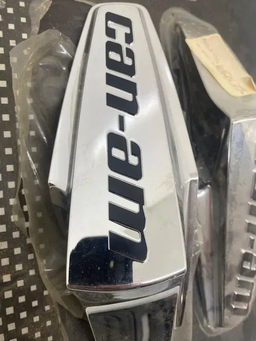 Can-Am 219400195 Side Logo Trim Pieces Genuine OEM New