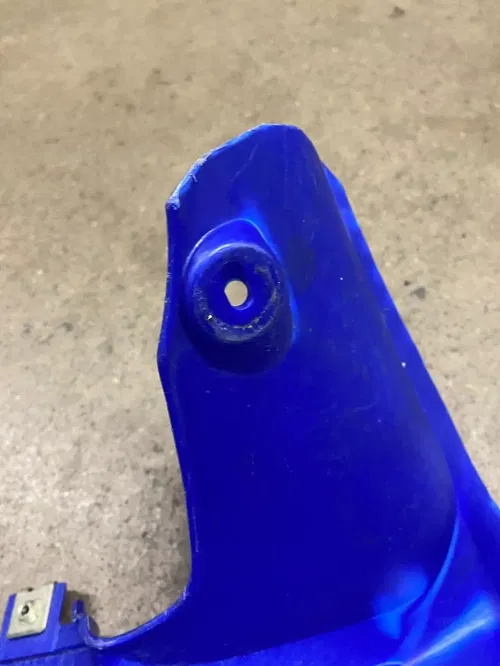 YFZ450R YAMAHA PLASTIC FENDERS MX BLUE FENDER 09-13 18P YFZ 450R FRONT RACE CUT