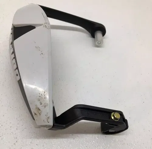 Can-Am ATV White Hand Guard Wind Deflector Kit w/ Mount Outlander Renegade XXC