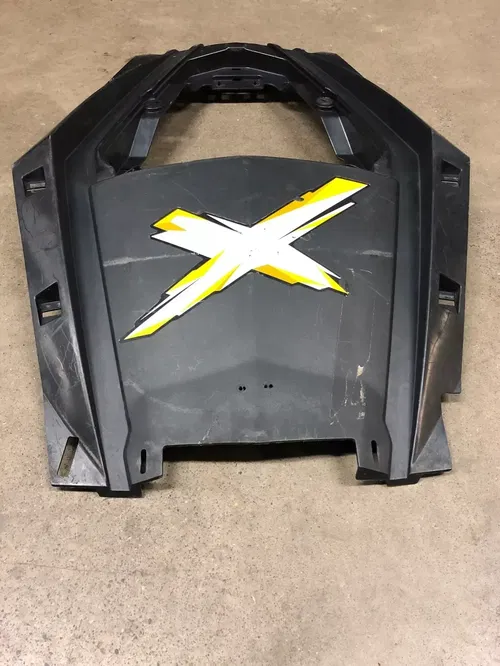 2013-2018 CAN-AM MAVERICK 1000R MAX OEM BLACK CENTER FIXED HOOD COVER PANEL