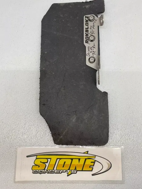 ROKBLOKZ CAN-AM MAVERICK X3 72" DRIVERS LEFT TRAILING ARM ROCK GUARD MUD FLAP