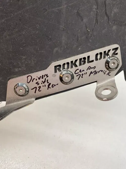 ROKBLOKZ CAN-AM MAVERICK X3 72" DRIVERS LEFT TRAILING ARM ROCK GUARD MUD FLAP