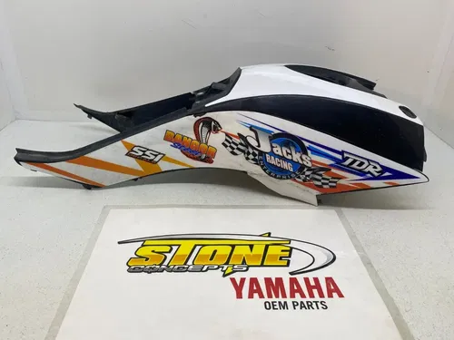 YFZ450R YAMAHA PLASTIC GAS FUEL TANK COVER 2014+ YFZ 450R BLACK 1TD SIDE PANELS