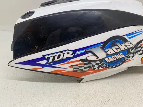 YFZ450R YAMAHA PLASTIC GAS FUEL TANK COVER 2014+ YFZ 450R BLACK 1TD SIDE PANELS