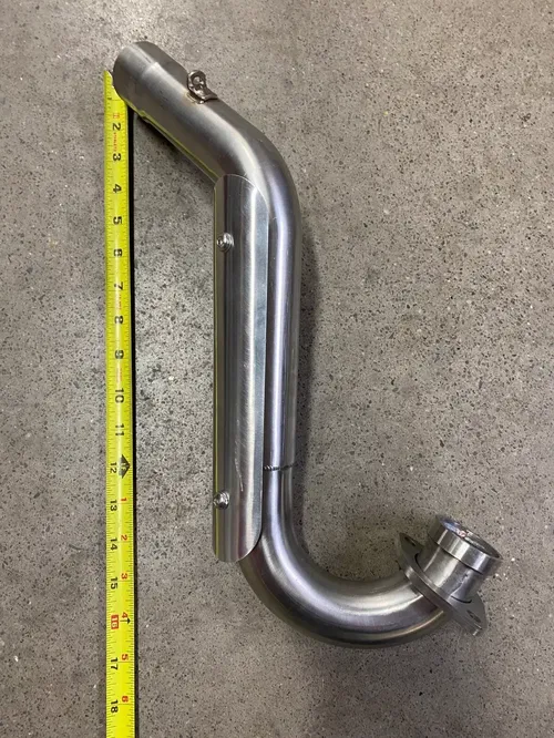 BARKERS PERFORMANCE EXHAUST HEAD PIPE HEADER ATV HYBRID CUSTOM PROJECT B