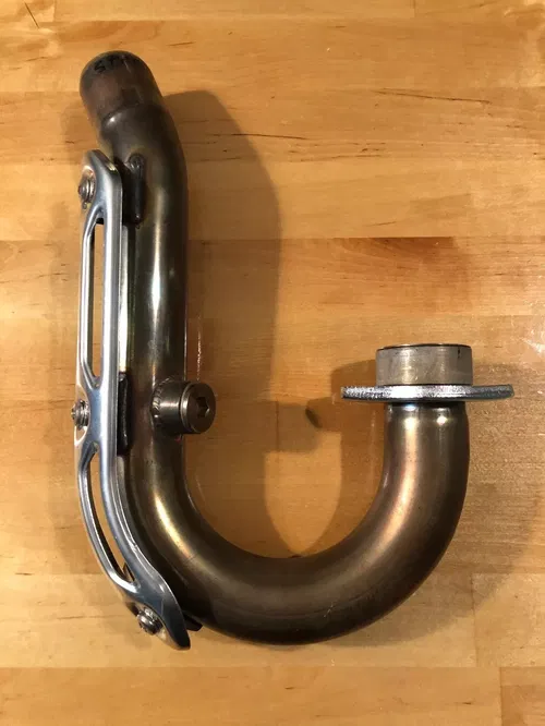 O2 SENSOR BUNG NEW YFZ450R YAMAHA EXHAUST PIPE HEAD HEADER STOCK 09+ HEAT SHIELD