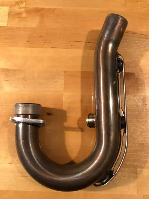 O2 SENSOR BUNG NEW YFZ450R YAMAHA EXHAUST PIPE HEAD HEADER STOCK 09+ HEAT SHIELD