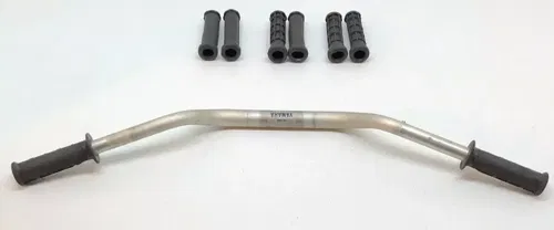 OEM Yamaha Silver 5D3-13 Handlebars 1 1/8" Handle Bars Fatbars Fat Bars + Grips