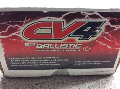 BALLISTIC CV4 WRAPPED EV-01 INLINE 4 CELL CV4B001F TRX250EX TRX400EX LTR450 250