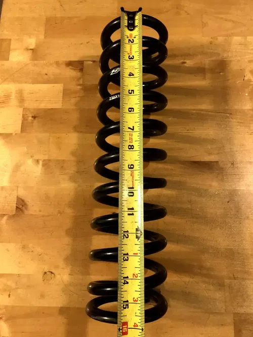 ZBROZ SHOCK SPRING 16" L 3" ID 300 LBS POLARIS RZR YXZ X3 1000 MAVERICK YAMAHA