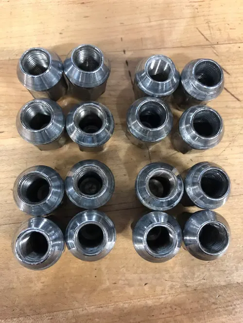 WHEEL LUGS SET OF 16 LUG NUT LUGNUTS 10-1.25 BEVELED 10X1.25 HONDA YAMAHA SUZUKI