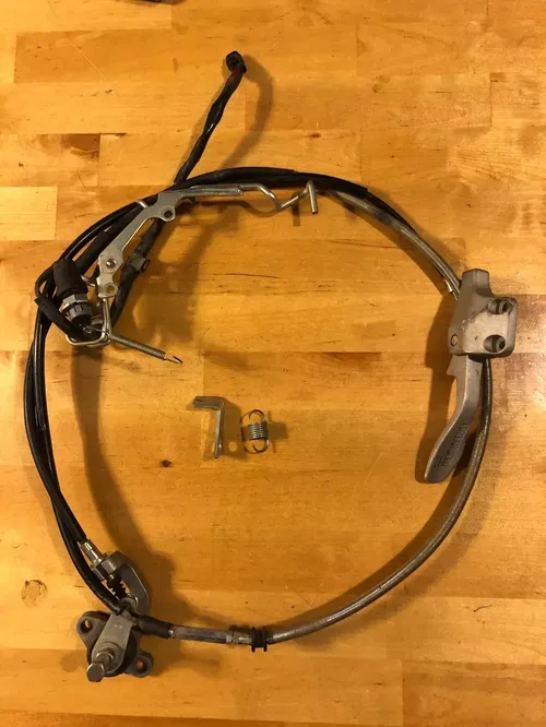 YFZ450 YAMAHA LEVER PARKING BRAKE CABLE SET YFZ 450 YFZ450R YFZ450X OEM 09-22