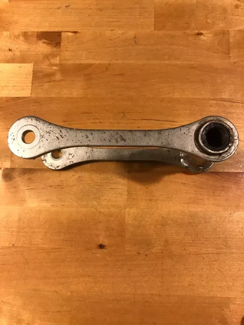 OEM Yamaha 09-24 YFZ450R YFZ450X Rear Shock Linkage Triangle Knuckle W/ Bearings