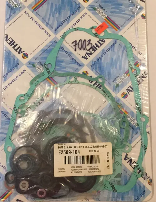 ATHENA COMPLETE GASKET SET KAWASAKI KX100 90-05 SUZUKI RM100 03-07 E2509-104