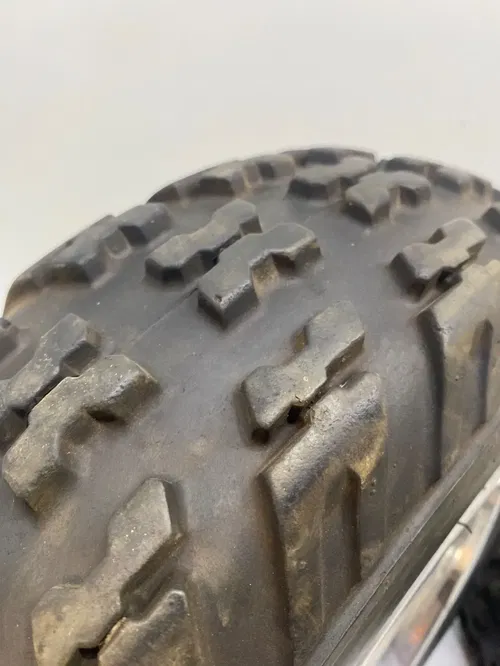 FRONT ITP POLISHED WHEELS 10X5 3/2 HOLESHOT TIRES YAMAHA YFZ450R BANSHEE RAPTOR