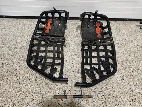 RATH RACING SUZUKI LTR450 NERF BARS HEEL GUARDS ATV LTR 450 SIGNATURE SERIES 06