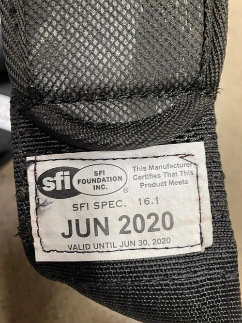 Simpson 51203 Latch n Link Safety Belt w/Steel Adjusters LH  HARNESS 5PT