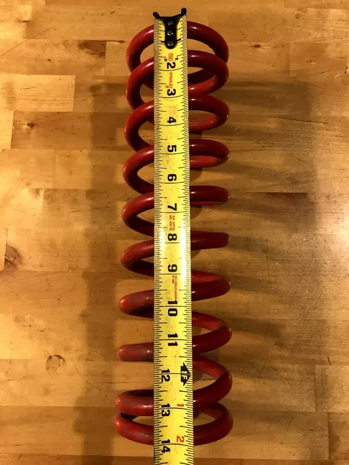 FOX SHOCK SPRING 14" L 3" ID 350 LBS YAMAHA YXZ1000R YXZ 1000R 1000 R YXZ1000
