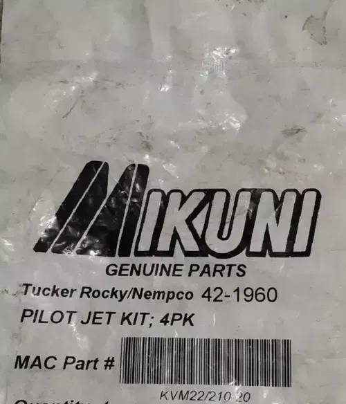 MIKUNI CARB CARBURETOR PILOT JET TM TMX VM 75 4 PACK PK