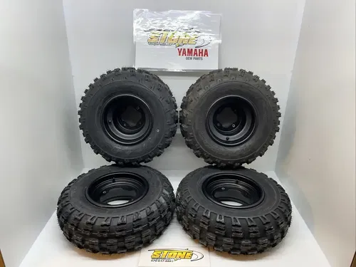 FRONT/REAR WHEELS/MAXXIS RADIAL TIRES YAMAHA STOCK BLASTER 200  20X10X9 21X7X10