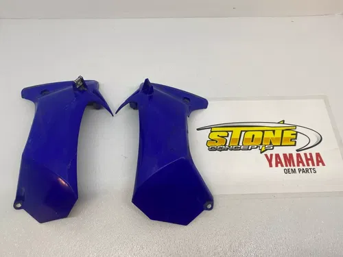YAMAHA YFZ450R YFZ 450R 450 R BLUE RADIATOR SHROUD SET SHROUDS 2014-2024 1TD D