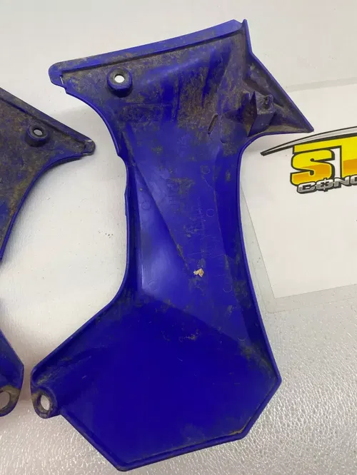 YAMAHA YFZ450R YFZ 450R 450 R BLUE RADIATOR SHROUD SET SHROUDS 2014-2024 1TD D
