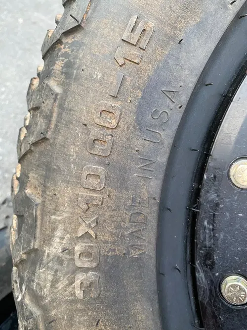 A - CAN AM X3 MAVERICK 1000 15" SYSTEM 3 BEADLOCK WHEELS 4/137 30" HOOSIER TIRES