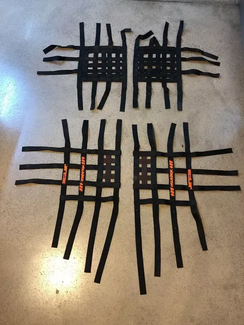 U - JSR BRAND NERF BAR NETS HEEL GUARD NET SET FOR RATH RACING SIGNATURE SERIES