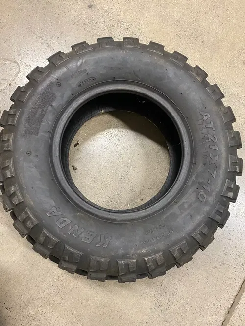 KENDA KUTTER II FRONT TIRE 21X7X10 TRX YFZ LTR RAPTOR BLASTER SINGLE