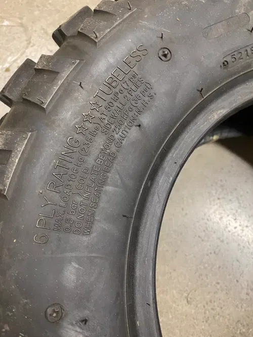 KENDA KUTTER II FRONT TIRE 21X7X10 TRX YFZ LTR RAPTOR BLASTER SINGLE