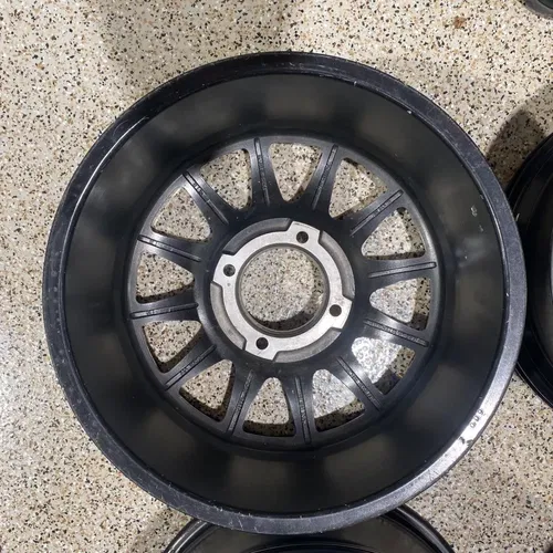 Raceline Alpha Beadlock 17" Wheels Silver (+25mm) Can-Am Maverick X3 Wheel Set B