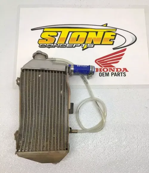 21 22 23 24 HONDA CRF450R CRF 450R RADIATOR RIGHT FILL SIDE 450RX 19100-MKE-AF0