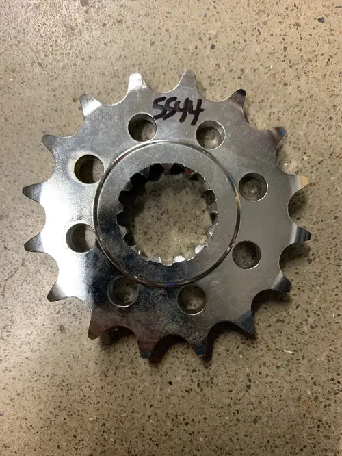 VORTEX 3289-16T STEEL FRONT SPROCKET POLISHED 16 TOOTH 16T 3289 YAMAHA R1