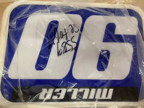 ATV CART UTV STICKER NUMBER PLATES #90 MILLER DECAL KIT #6 6 06 #06 GRAPHIC