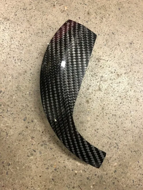 AKRAPOVIC CARBON FIBER CLUTCH CASE GUARD HEAT SHIELD KTM SXS 250 300 2008-2016