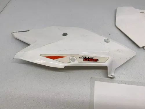 KTM OEM WHITE FRONT REAR NUMBER PLATE PLASTIC 125 150 250 300 350 450 SX SXF XCF