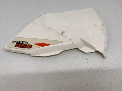 KTM OEM WHITE FRONT REAR NUMBER PLATE PLASTIC 125 150 250 300 350 450 SX SXF XCF