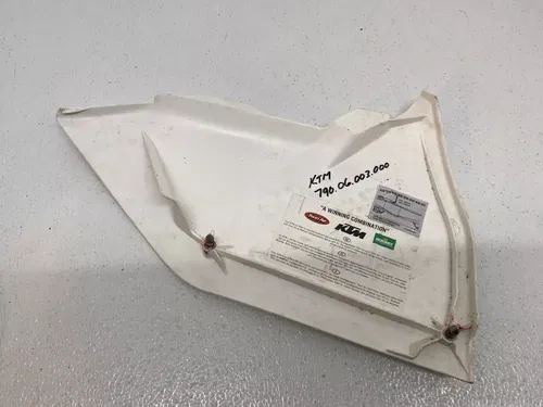 KTM OEM WHITE FRONT REAR NUMBER PLATE PLASTIC 125 150 250 300 350 450 SX SXF XCF