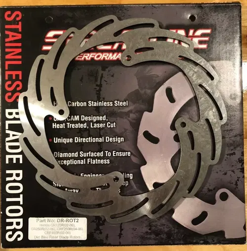Streamline Blade Brake Rotor Disc Rear Cr125 02-06 Cr250r 02-06 Cr450r 02-06