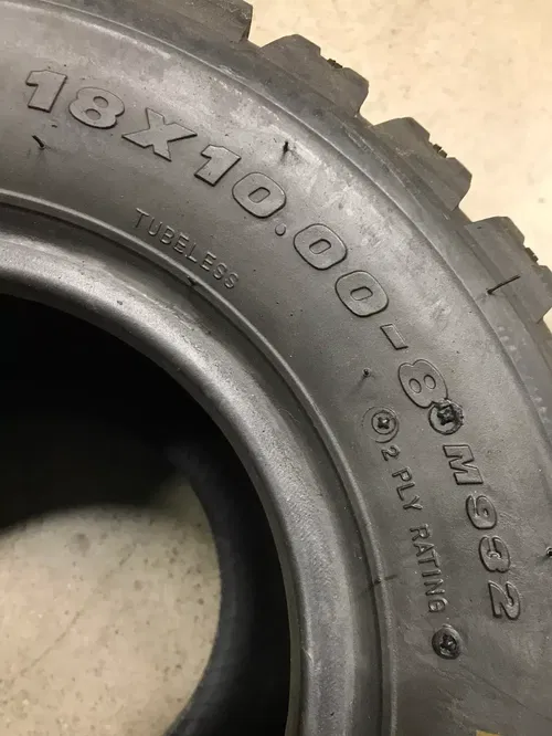 USED  MAXXIS 18X10X8 REAR TIRE RAZR MX TRX 250R 450R LTR450 YFZ450R SOFT 2 PLY